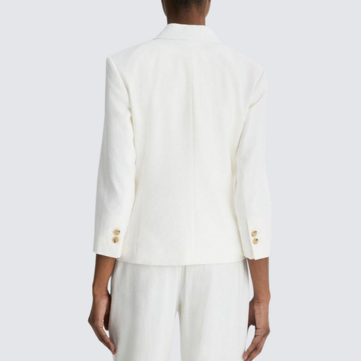Klassieke witte blazer – Relaxed fit